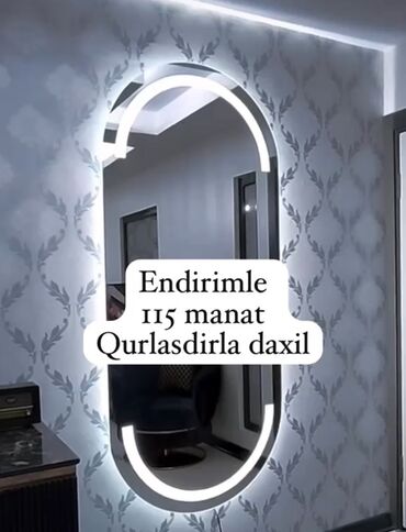 isıqlar: Зеркало Настенное, Декоративное, С подсветкой