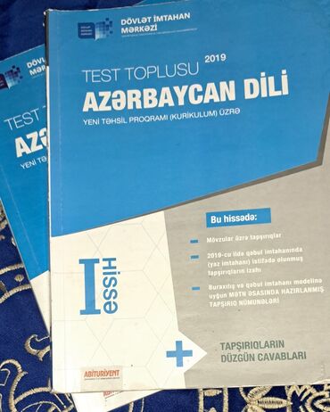 dini kitabların satışı: Ikisi birlikde satılır yaxsı veziyyetdedir Azerbaycan dili testleri