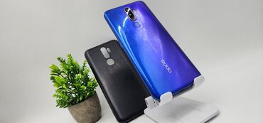 телефон а3: Oppo A9 (2020), Б/у, 128 ГБ, цвет - Синий, 1 SIM, 2 SIM