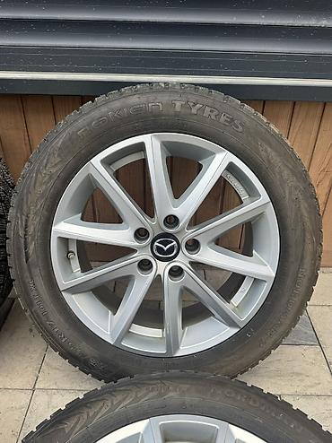 диски mazda: Колеса в сборе 225 / 55 / R 17, Всесезонная, Б/у, Комплект, Легковые, Литые, отверстий - 5 — 4