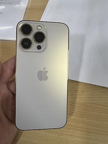 iphone 12 almaq: IPhone 13 Pro, 128 GB, Qızılı, Face ID — 1