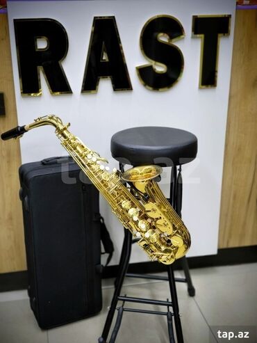 saksofon: Saksafon Yamaha yeni model Pakofka bütün aksesuarları daxil Rast