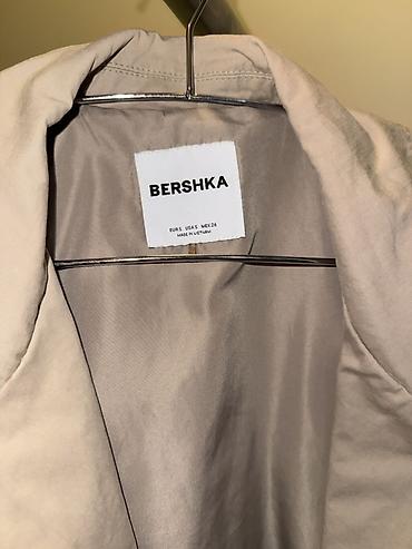 kisi plaslari trenc: Plaş, Bershka, S, rəng - Bej — 3