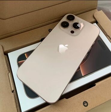 macbook air m2 qiymeti: IPhone 16 Pro, 512 GB, Qızılı, Simsiz şarj