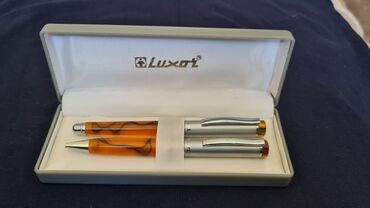 Kancelarijski setovi nameštaja: Luxor poklon set olovaka u luksuznoj kutiji. - Sastav: roler olovka i — 4