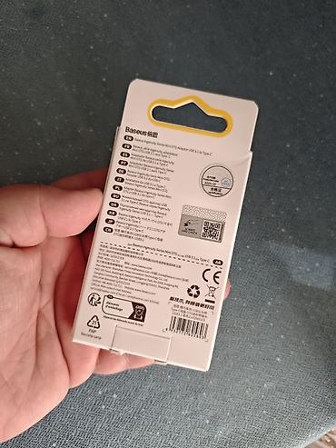 printer adapter: Baseus OTG adapter USB-C to USB-A yenidir istifade edilmeyib qiymet — 2