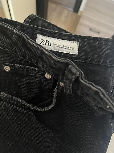 Ventilyatorlar: ZARA qara jeans şalvar. stove pipe model. 36 razmer 
Az geyilib — 15