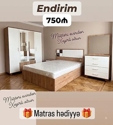 Ev və bağ: İkinəfərlik çarpayı, Dolab, Tumba, 2 tumba, Yeni — 3