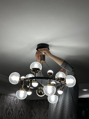 Elektrik işləri: Evlərdə Ofislərdə Abiyektlərdə Elektrik işlərinin görülməsi Yaranan — 4