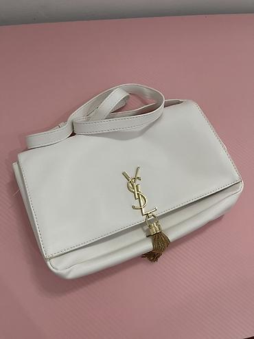 Аксессуары: Классическая сумка, Saint Laurent, Материал: Искусственная кожа, Регулируемый ремень, Женские, Новый — 2
