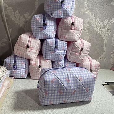 fabric case: Косметички/органайзеры из стеганой ткани - Формат: компактные — 2