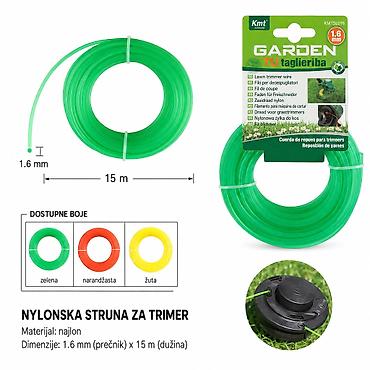 KMT Kanap okrugla 9363804 Nylonska struna za trimer za rad u bašti