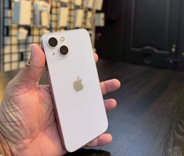 Apple iPhone: IPhone 13, 128 GB, Ağ, Zəmanət, Simsiz şarj, Face ID