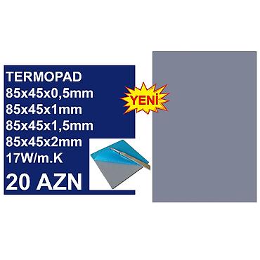 Termopadlar "85x45 0,5/1/1,5/2mm 17w" ⭐Termopad 85x45x0,5mm 17w – 20
