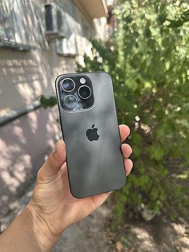 iphone cs max: IPhone 15 Pro, Б/у, 256 ГБ, Black Titanium, 81 % — 1