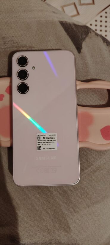 Samsung Galaxy A35, 256 GB, rəng - Bej, Barmaq izi, İki sim kartlı, Face ID