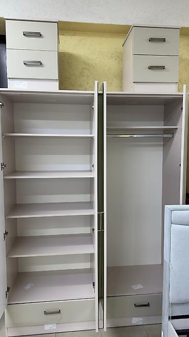 Спальные гарнитуры: Спальный гарнитур, Новый, Двуспальная кровать, Шкаф, Комод, МДФ, Самовывоз, цвет - Бежевый at lalafo.kg — 10 Спальные гарнитуры: Спальный гарнитур, Новый, Двуспальная кровать, Шкаф, Комод, МДФ, Самовывоз, цвет - Бежевый — 10