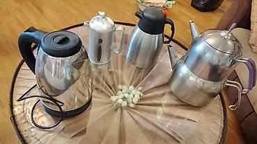 lipid cay: Çay dəsti, rəng - Bənövşəyi, Metal — 3