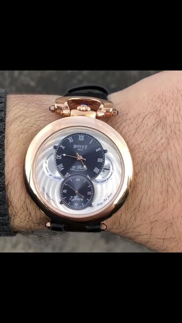 часы наручные мужские с автоподзаводом: Bovet ️Люкс качества ️Диаметр 42 мм ️Японский механизм Miyota