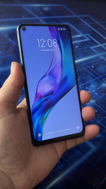 Redmi: Redmi, Redmi Note 9, Б/у, 64 ГБ, цвет - Синий, 2 SIM