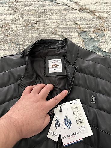 одежда из аниме: Мужская куртка, Us Polo Assn, Новый, цвет - Черный, Самовывоз — 6