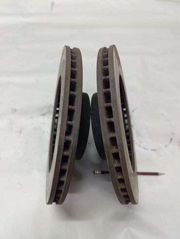 Тормозные диски: Комплект тормозных дисков Subaru Б/у, Оригинал, Япония — 8