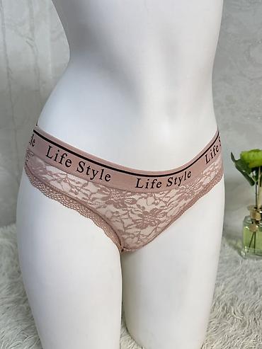Трусики: Кружевные женские трусики-стринги Life Style Размер S - Модель — 9