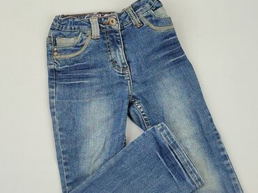 jeans slim fit: Jeans, 4-5 years, 110, condition - Fair
