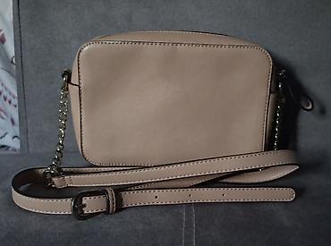 exit denim: Bež ženska crossbody torbica sa štepom i zlatnim detaljima *Torbica — 2