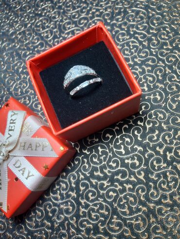 мужское кольцо серебро: Продаётся, новое, 925 проба, серебро, размер 17