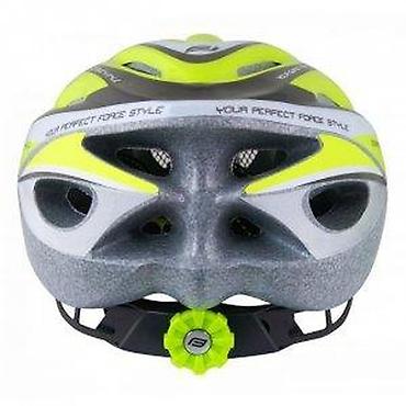 elzett 751: KACIGA FORCE HAL, FLUO-CRNA, S/M | 19 rupa, sadrži beli i crni — 7