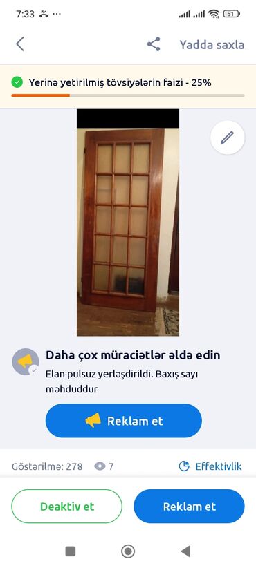 Tavan: İşlənmiş Otaq qapısı Ünvandan götürmə