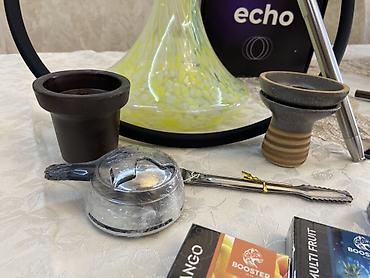 alpha hookah: Premium Alpha Hookah Echo nargilə seti Üzərində 1 ədəd saxsı çaşka 1 — 4