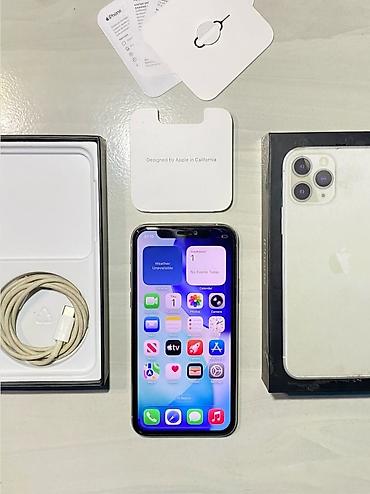 iphone 11 pro ekranı: IPhone 11 Pro, 256 GB, Gümüşü, Zəmanət, Kredit, Simsiz şarj — 3