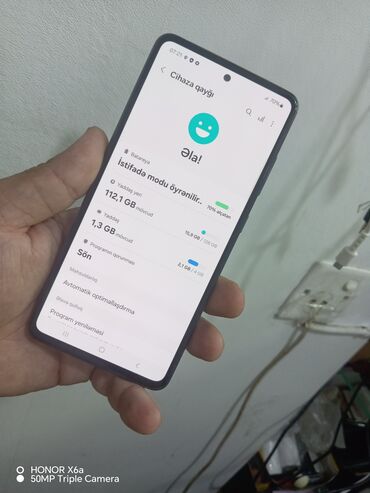 sensorlu: Samsung Galaxy A52, 128 GB, rəng - Qara, Zəmanət, Düyməli, Sensor