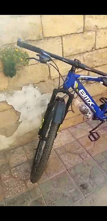 İdman velosipedləri: BMX GTX dağ velosipedi - Rəng: mavi, kontrast ağ-sarı detallarla - — 1