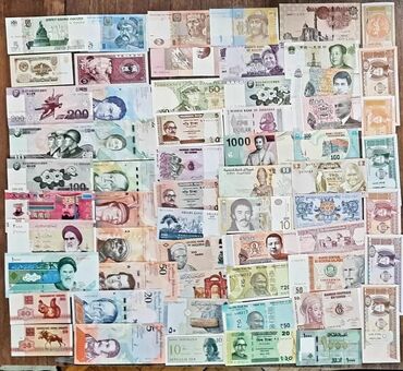 вазы для фруктов и конфет: Məhsul: Dünyanın müxtəlif ölkələrinə aid kağız pul kolleksiyası