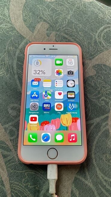 ayfon xl: IPhone 7, 32 GB, Ağ, Barmaq izi