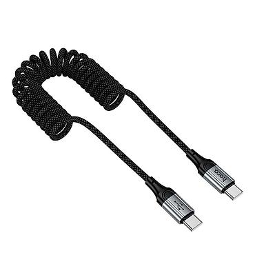 USB Кабель HOCO X121 Nuevo 60W charging data cable C to C (Black)