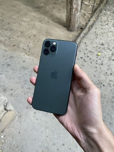 Apple iPhone: IPhone 11 Pro, 256 GB, Yaşıl, Zəmanət, Face ID
