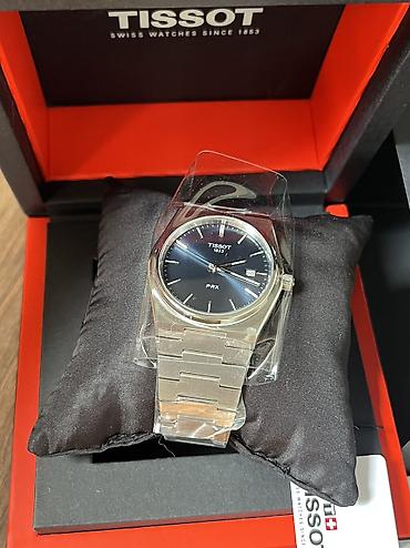 чехол на х: Tissot PRX — швейцарские кварцевые часы с интегрированным стальным — 5