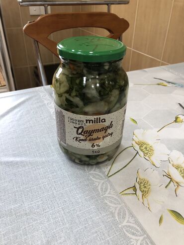 Мясная и рыбная продукция: Qarişiq turşu terkibi xiyar,göy pamidor, kelem, kök biber,lazim olan
