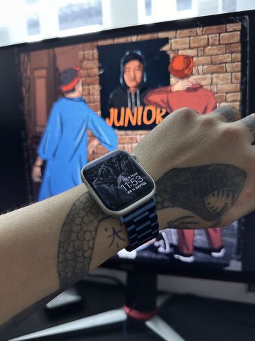 часы кыргызстан: Apple Watch 7 series 45m аху*тельные часики 😏 Акб 99 поза… Пленка на
