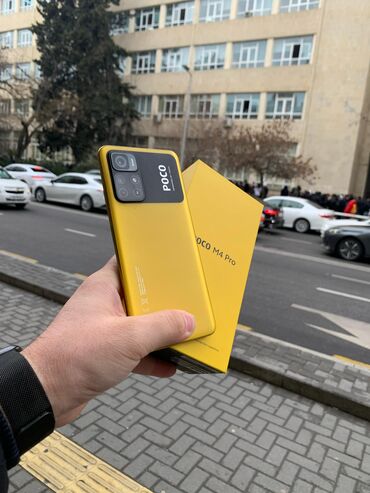 Poco: Poco M4 Pro 5G, 64 GB, rəng - Sarı, Zəmanət, Barmaq izi, Simsiz şarj