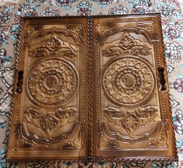 Nərdlər: Nərd Nerd Nərd Nerd taxta Qoz agacindan hazirlanmis əl isi olan — 5