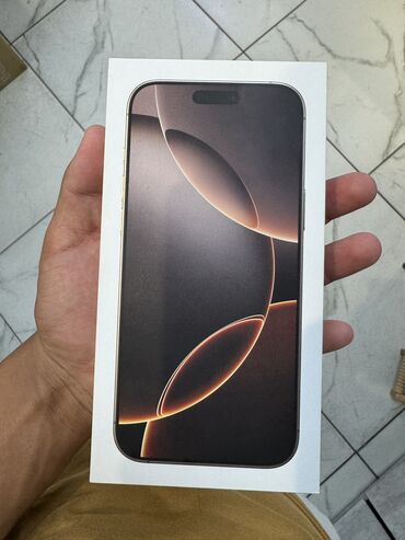 мобильные телефоны редми 9: IPhone 16 Pro Max, Жаңы, 256 ГБ, Desert Titanium, Кабель, Куту, 100 %