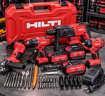 Инструменты: Аккумуляторный набор электроинструмента HILTI в кейсе Состав набора — 2