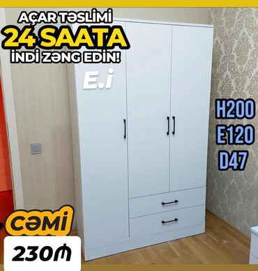 Çarpayılar: *3 qapılı Dolab 230Azn💥* ✔️Rəng seçimi var ✔️ Matireal Rusiya