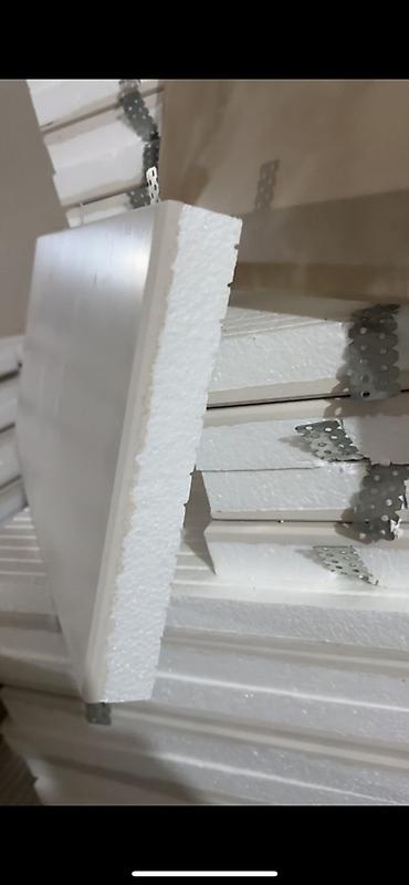 Сэндвич-панели изоляционные: __________________________ Белый мрамор Утеплитель: | 2 см = 1350 — 2