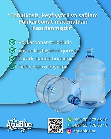 бак для воды: AquaBlue 19L içməli su seti + elektron pompa - İlk sifariş üçün — 3